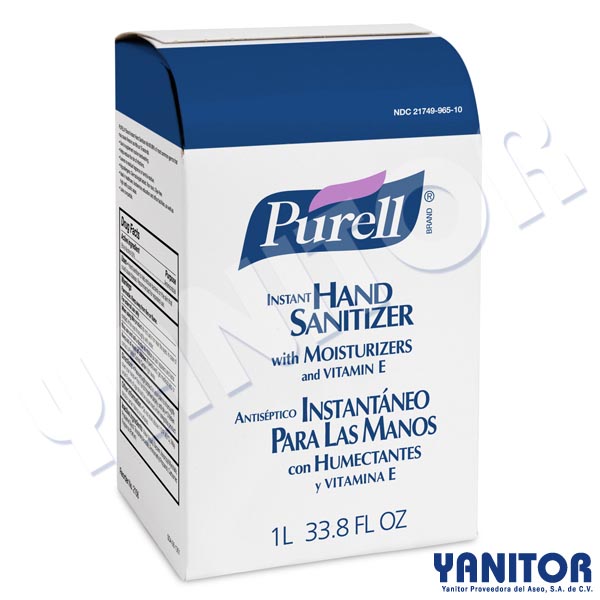 PURELL ADANVED INSTANT HAND SANITIZER 4/1000 ML