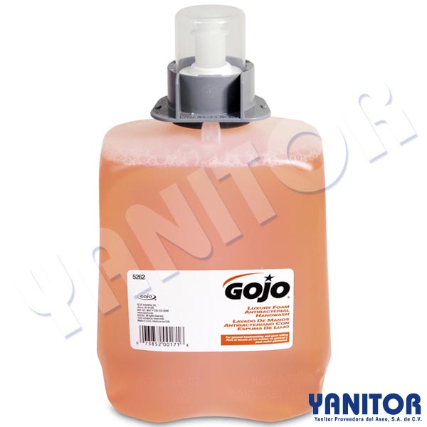 GOJO LUXURY FOAM ANTIBACTERIAL HANDWASH 2/2000 ML REFILLS